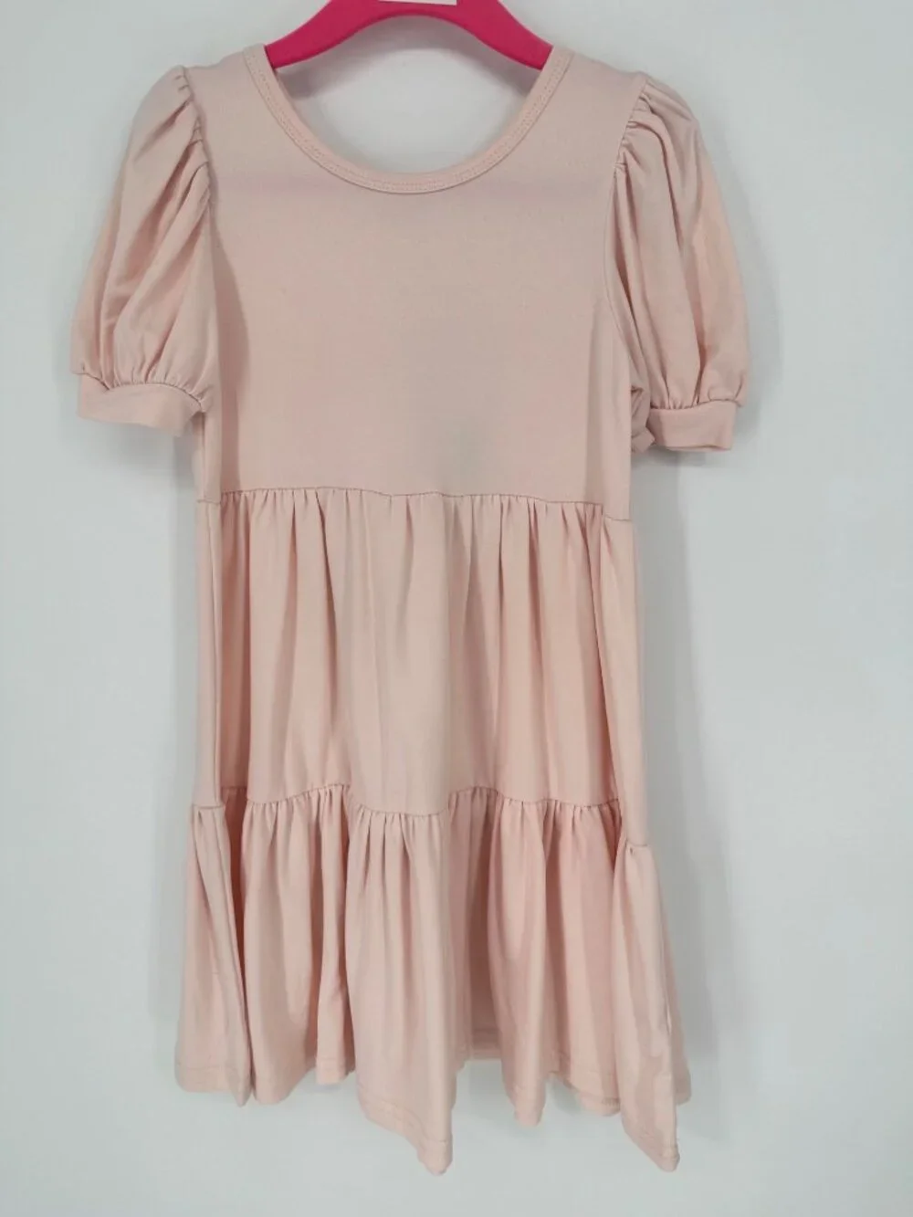 DotDotSmile Girls Light Pink Tier Dress Size 3/4 Soft New with Tags